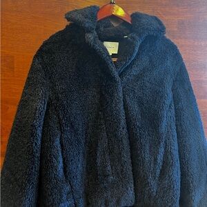 Vince Women's Dark Faux Fur Teddy Jacket